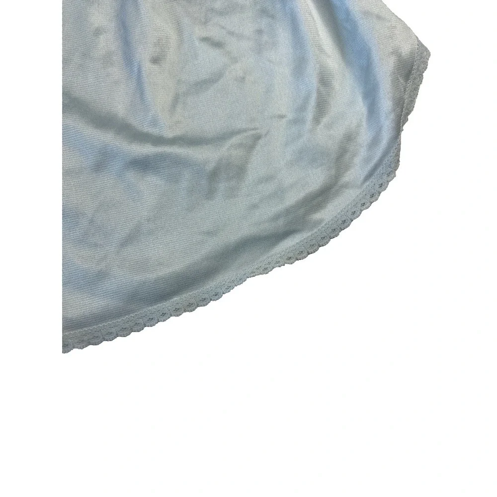 Vtg Babydoll Union‎ Made Cami Top Blue Fairy Ethereal Lingerie Lace Coquette 38 - Picture 5 of 9